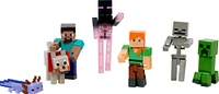Minecraft Coffret Création de Monde, 7figurines articulées