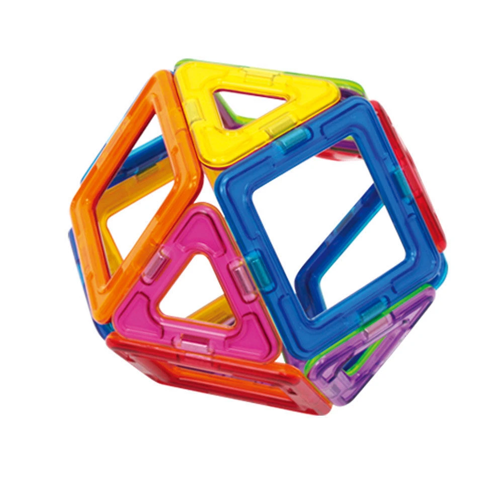 Magformers - Ensemble de base arc-en-ciel de 50 pièces - Édition anglaise