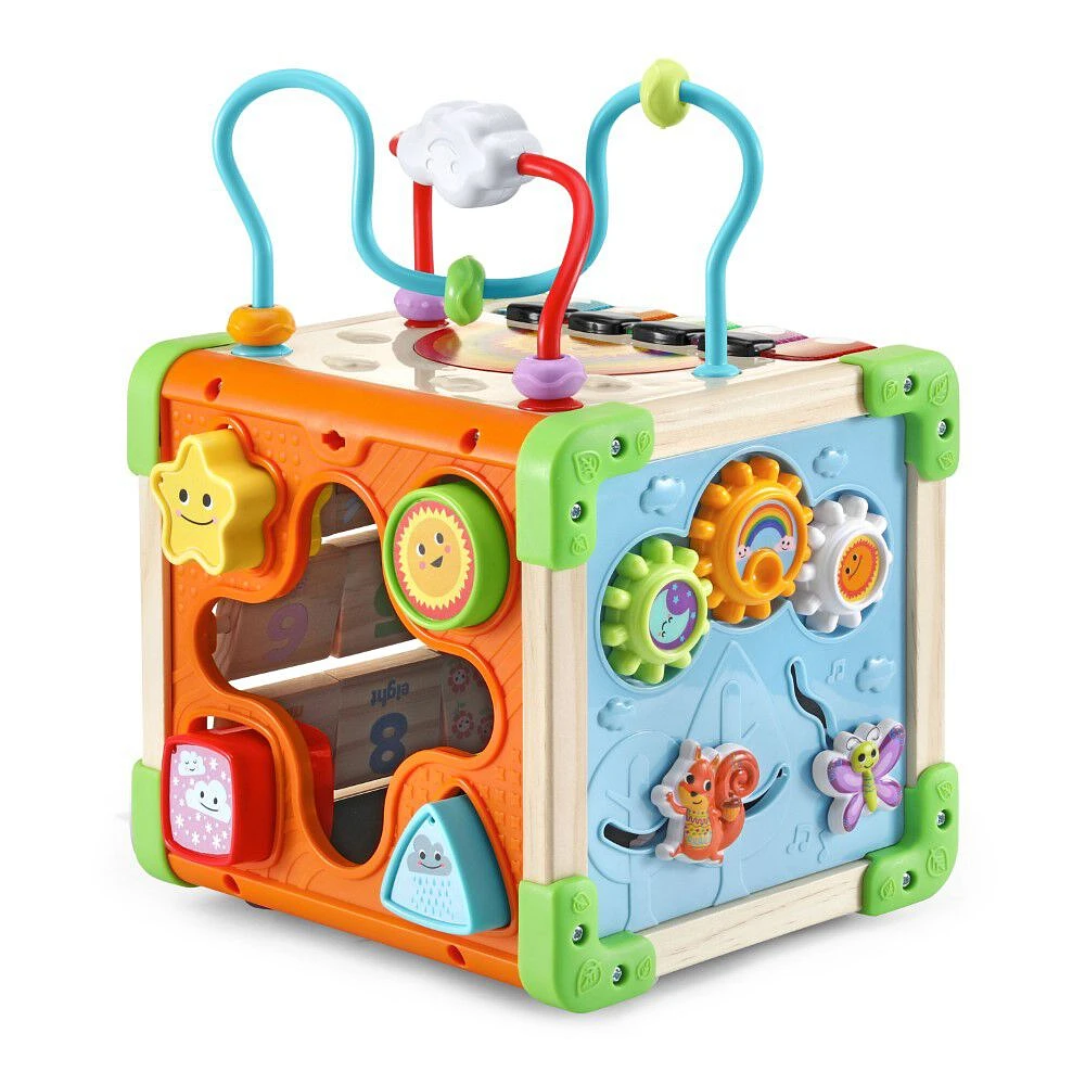 LeapFrog Touch & Learn Wooden Activity Cube - English Edition