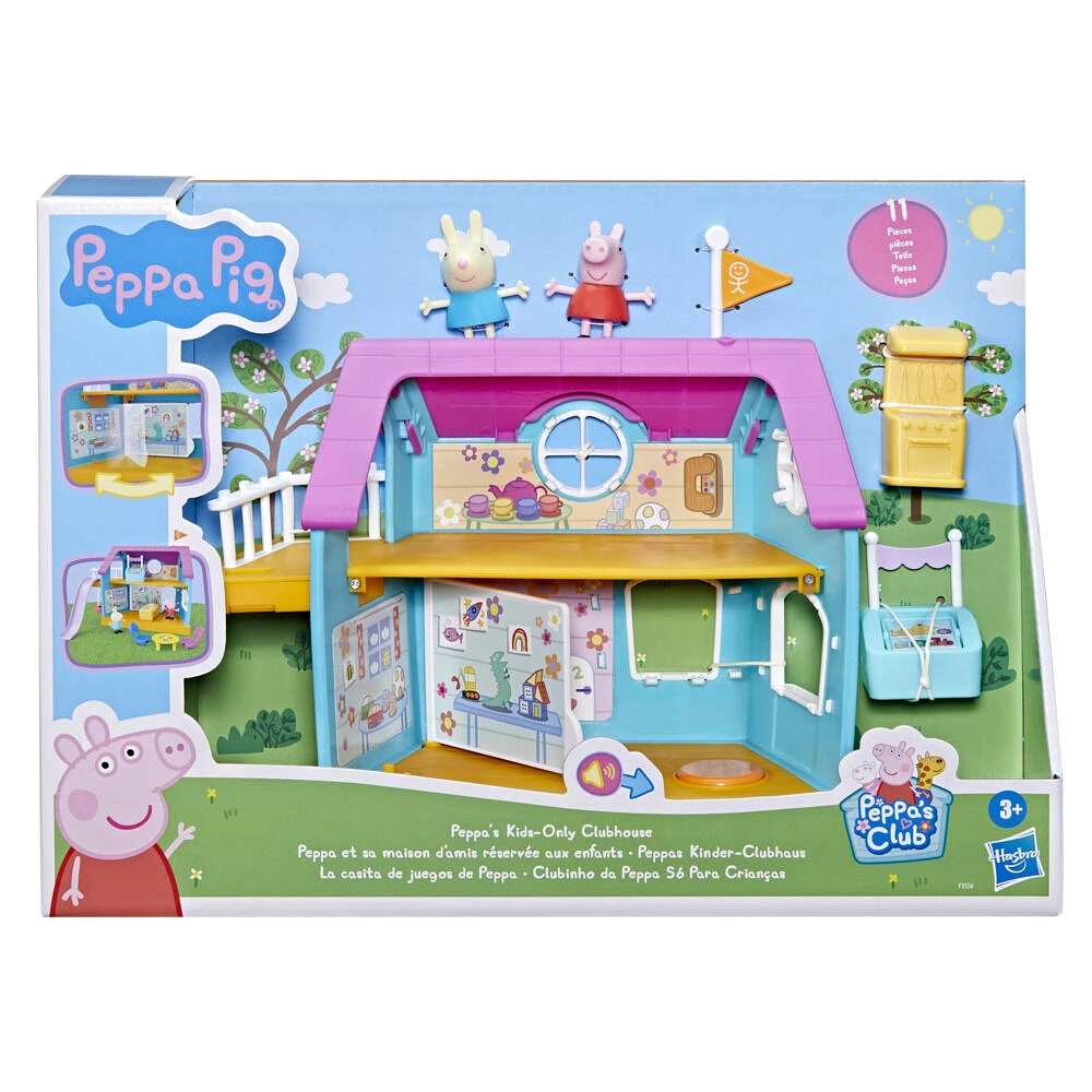 Peppa Pig Clubhouse Playset Toy - French Version