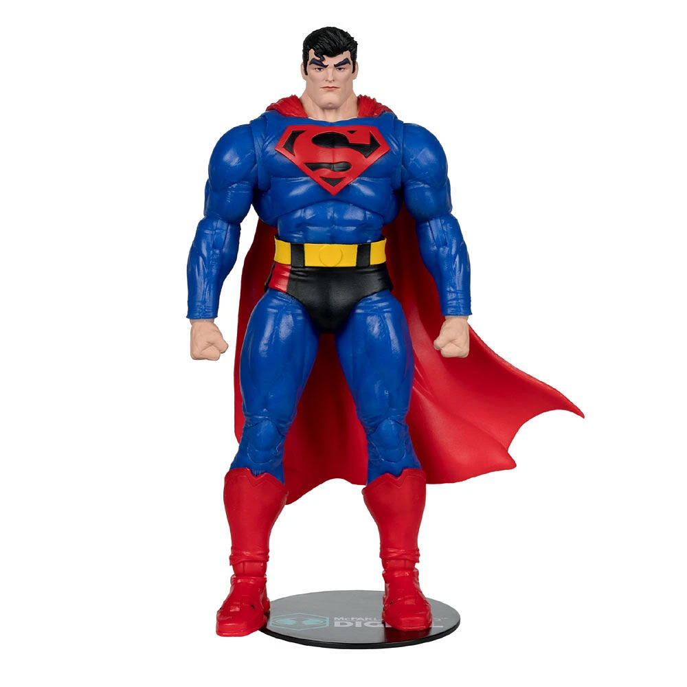 DC Direct Superman (Our Worlds at War) 7inch Action Figure with McFarlane Toys Digital Collectible