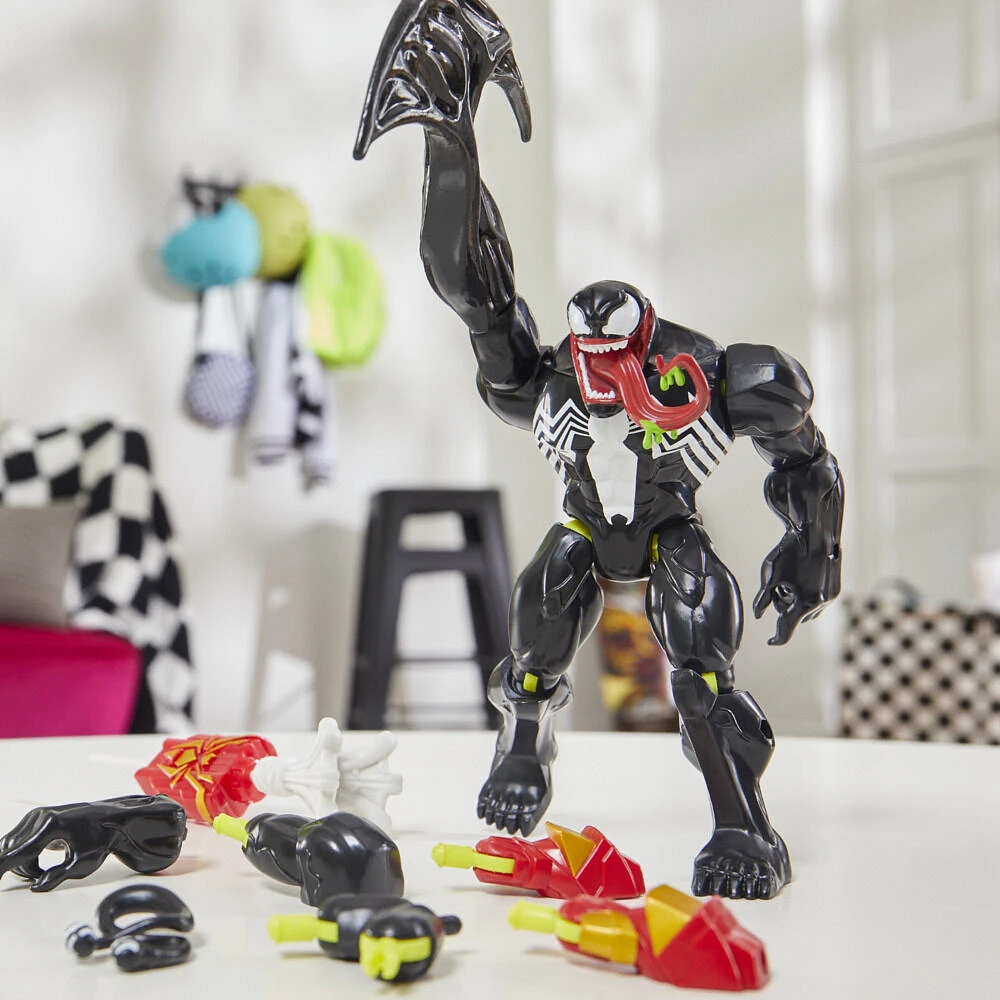 MixMashers Marvel Venom Custom Spider-Man Mix-And-Match Deluxe Action Figure & Accessories