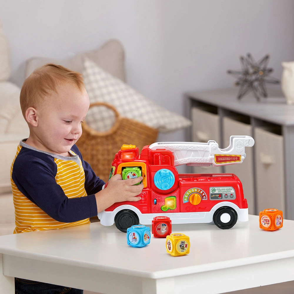 LeapFrog Tumbling Blocks Fire Truck - French Edition - R Exclusive