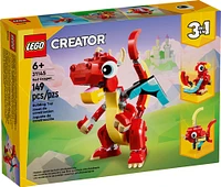 LEGO Creator 3 in 1 Red Dragon 3 in 1 Animal Toy Set 31145