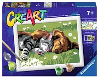 CreArt Kids Sleeping Cat and Dog