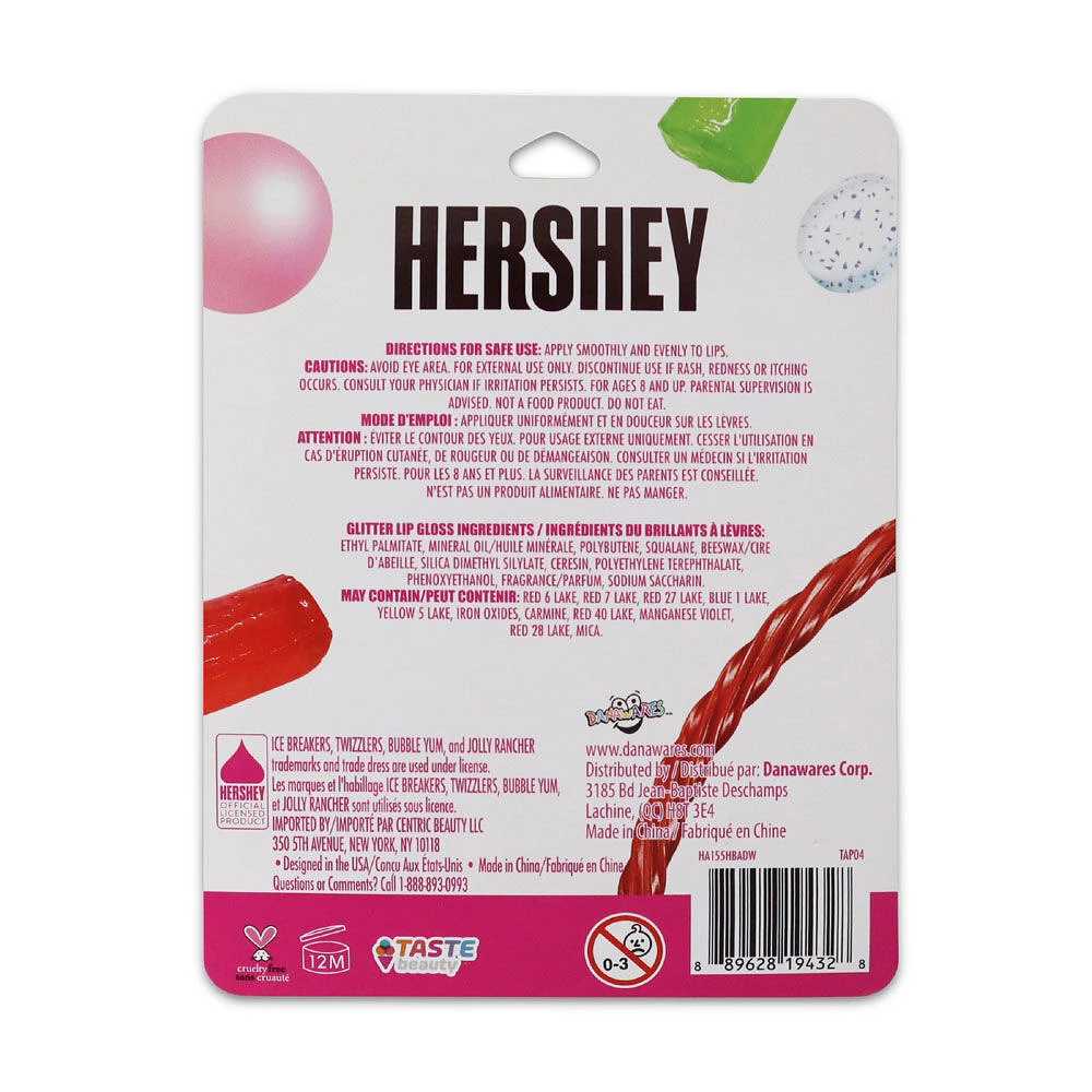 Hershey 5pk Lip Gloss Tube Wands