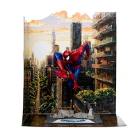 Marvel Spider-Man 1:10ème Figure Posée avec Scène - (Spider-Man n°6)