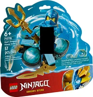 LEGO NINJAGO Le dérapage Spinjitzu puissant du dragon de Nya 71778 Ensemble de jeu de construction (57 pièces)