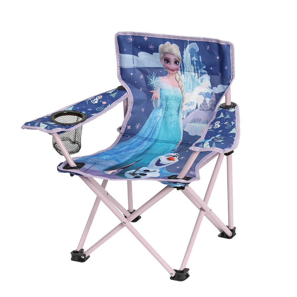 Frozen Camp Chair + Cup Holder