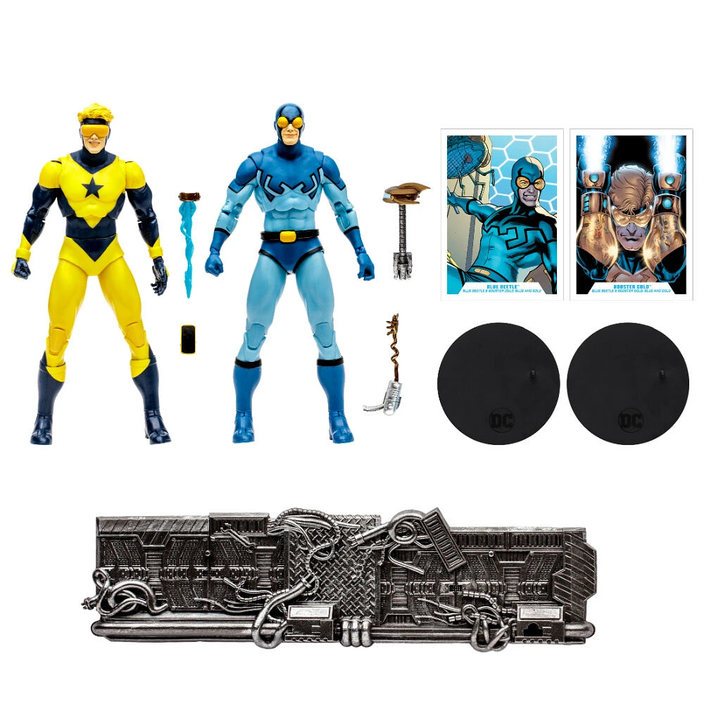 DC Multiverse - Blue Beetle et Booster Gold 2 Pack