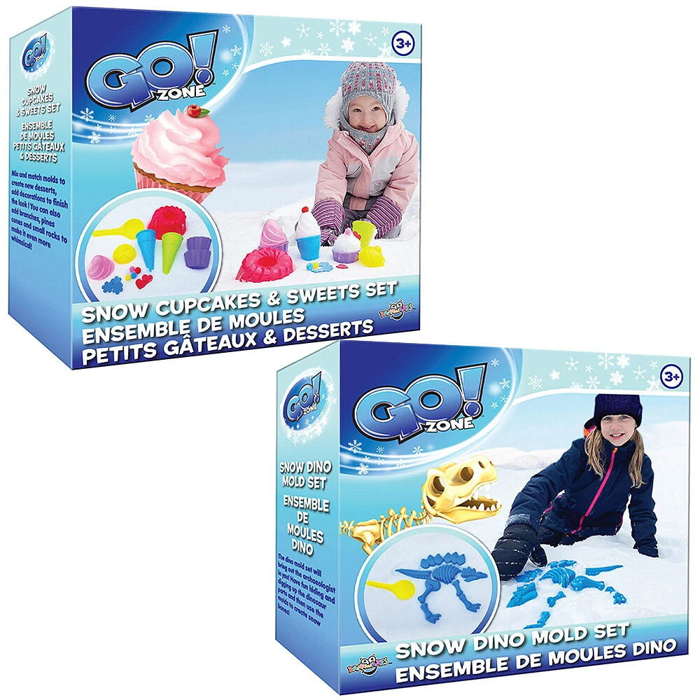 Go! Zone Dino/Cupcake Mold Set Assorted