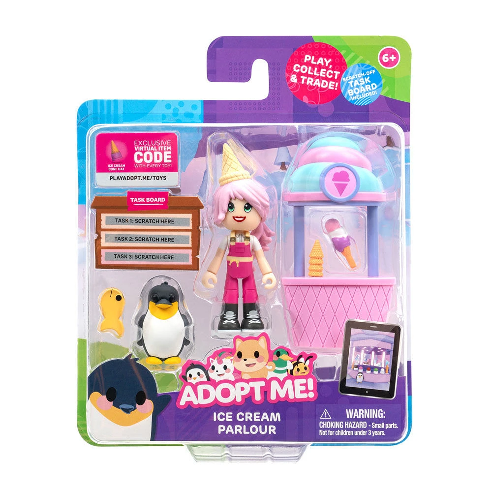 Adopt Me 2 Figure Friends Pack  - Ice Cream Parlour - W2