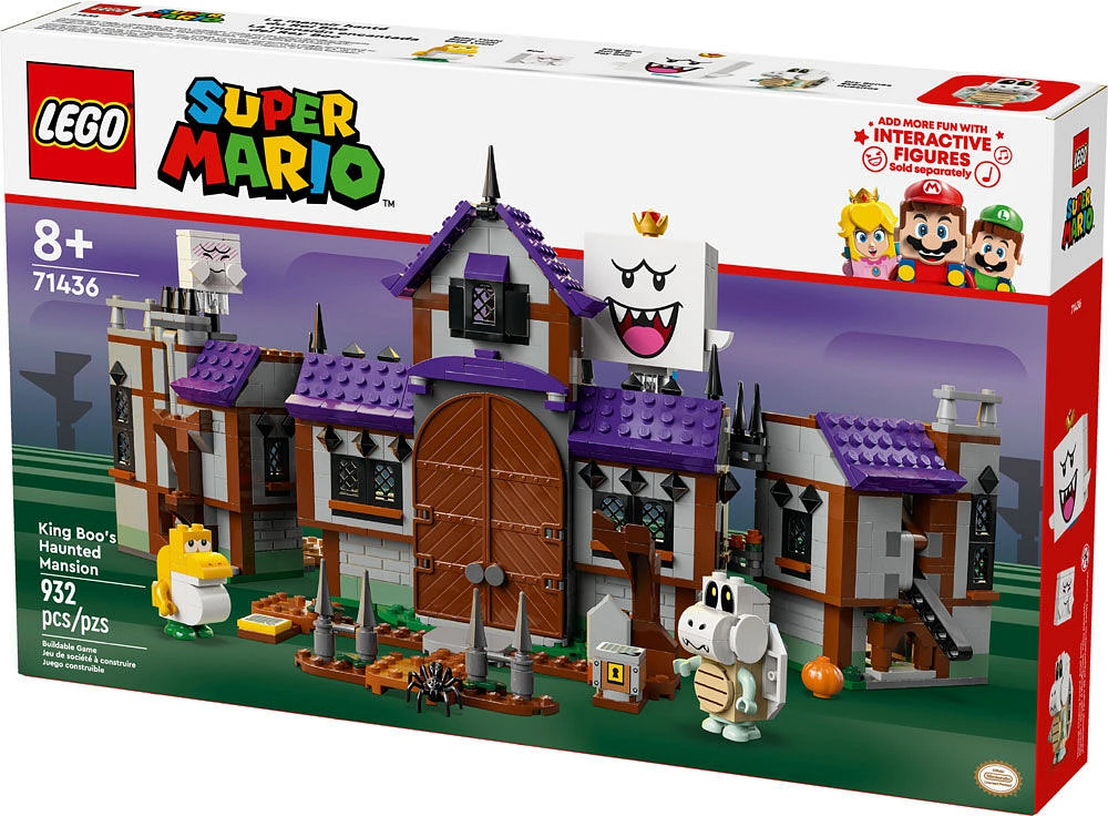 LEGO Super Mario King Boo's Haunted Mansion, Ghost Toy, Nintendo Video Game Toy Collectible, 71436