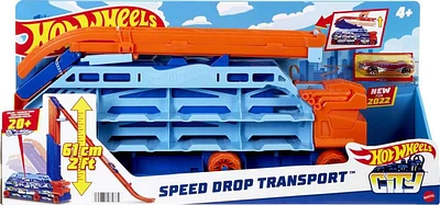 Hot Wheels City Speed Drop Transport Hauler