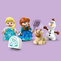 LEGO DUPLO Disney Anna and Elsa's Frozen Castle Party - Toddler Toy for Girls and Boys 2+ - 10455
