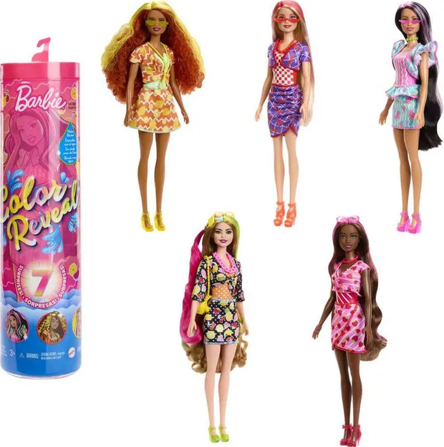 Barbie Color Reveal Doll with 6 Surprises, Totally Denim Series