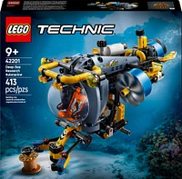 LEGO Technic Le sous-marin de recherche en haute mer Ensemble de jouet pour les enfants qui aiment l'ingénierie et la science 42201