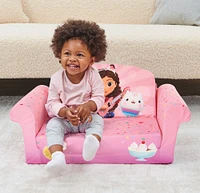 Marshmallow Furniture, Children's 2-in-1 Flip Open Foam Compressed Sofa