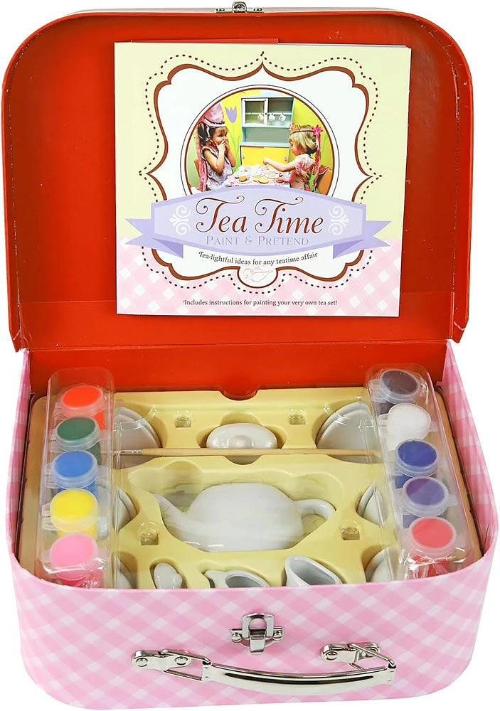 Tea Time Paint and Pretend Kit - English Edition