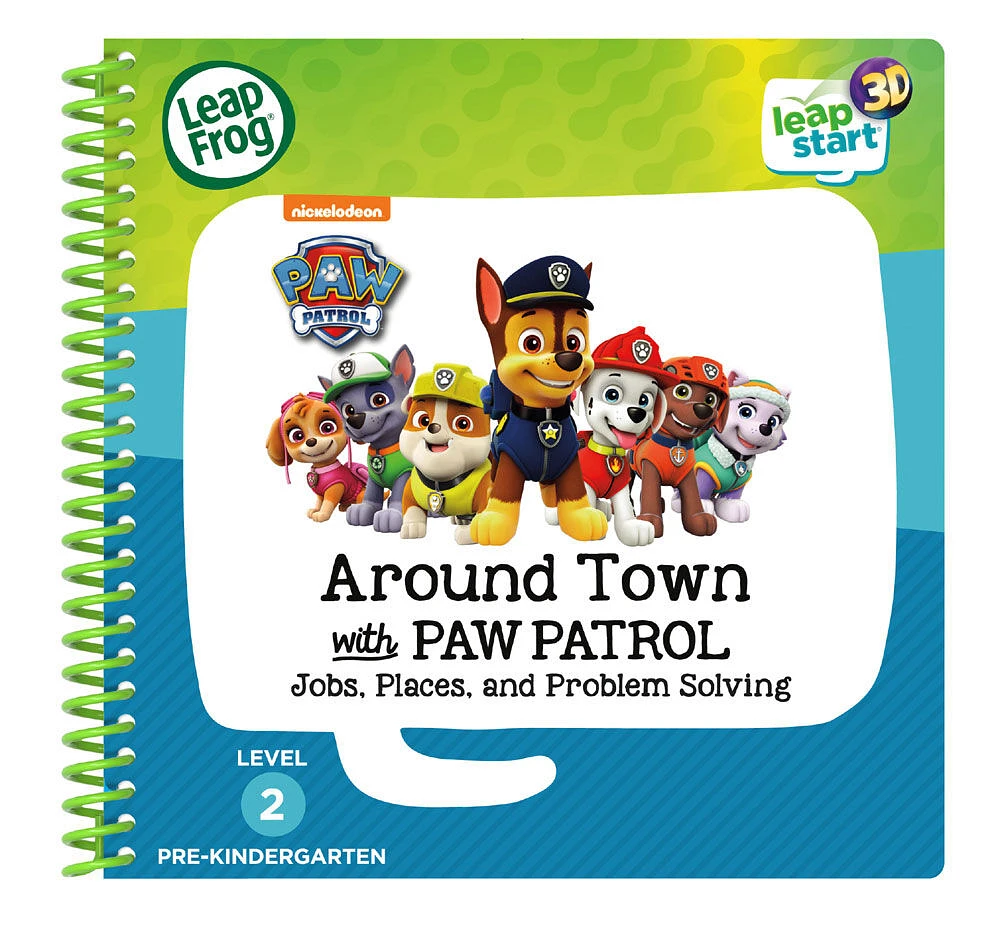 LeapFrog LeapStart 3D Around Town with PAW Patrol -  Livre d'activités - Édition anglaise