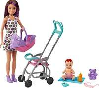 Barbie Skipper Babysitters Inc. Doll and Stroller Playset