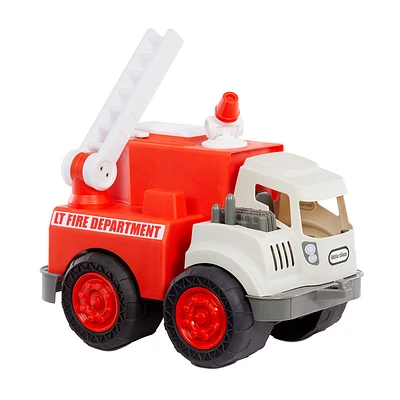 Camion Little Tikes Dirt DiggersMC fonctionnant réellement - camion d'incendie