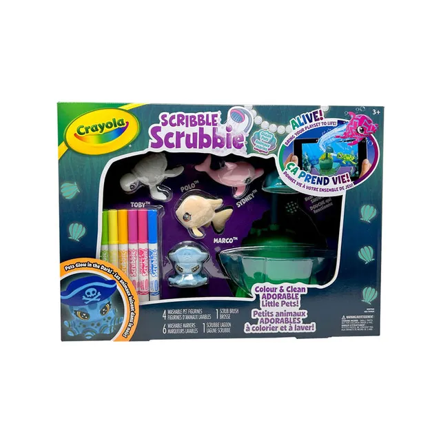 Crayola Scribble Scrubbie Ocean Pets Coral