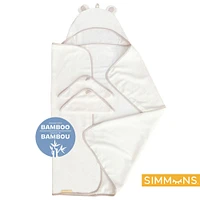 Simmons 3 Piece Bamboo Bath Set Creme/Taupe