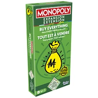 Monopoly Buy Everything EXPANSION (Classic Monopoly Board Game Required to Play)