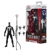 Marvel Legends Series Gamerverse Peter Parker Black Suit Spider-Man Action Figure