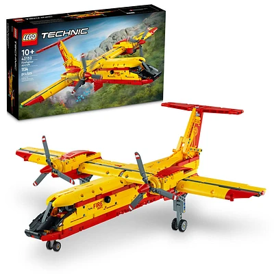 LEGO Technic L'avion des pompiers; kit de construction 10+ d'avion en jouet pour sauvetage 42152