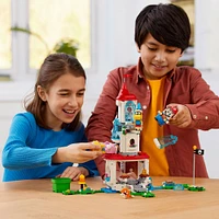 LEGO Super Mario Ensemble d'extension Le costume de Peach chat et la tour gelée 71407 (494 pièces)
