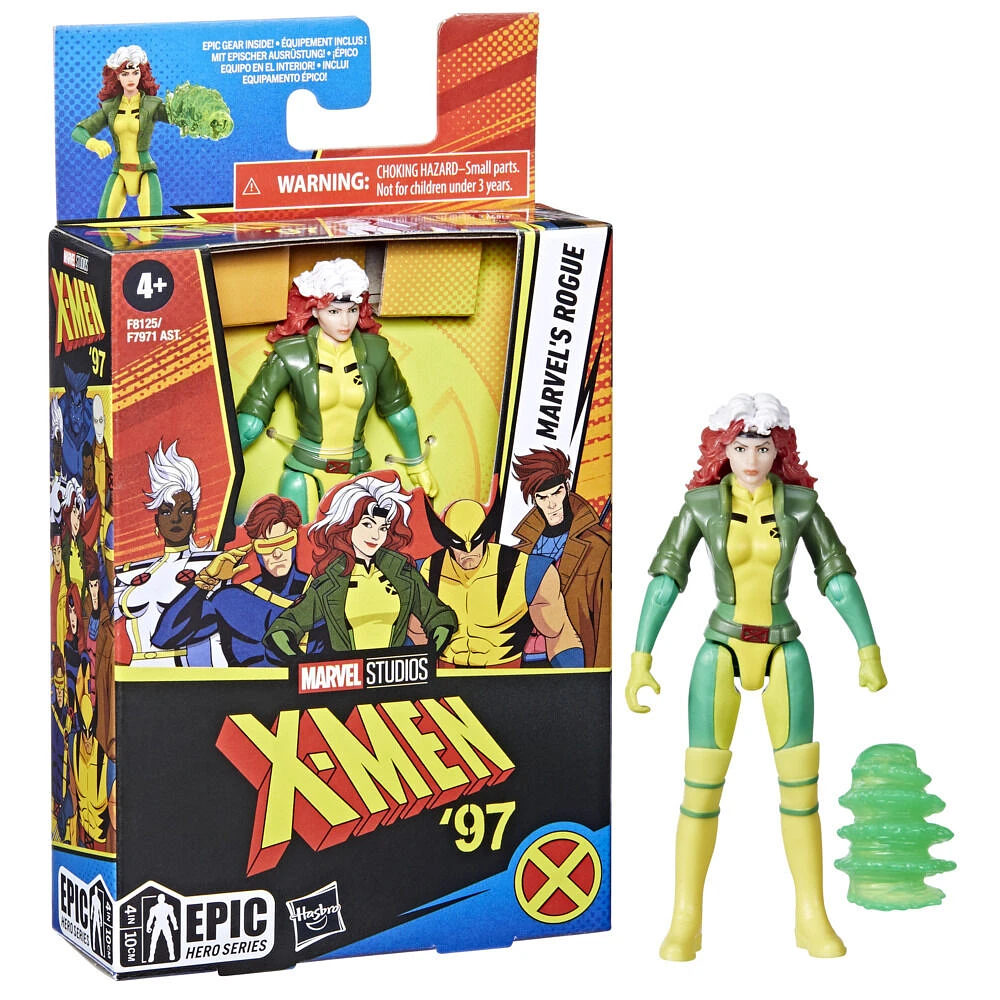 Marvel Studios X-Men Epic Hero Series, figurine articulée Rogue de 10 cm, jouets de super-héros