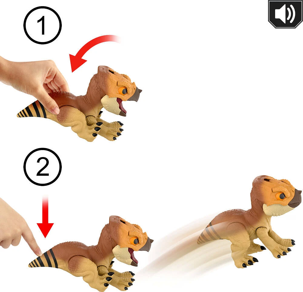 Jurassic World-Figurine Aquilops à apprivoiser-dinosaure interactif