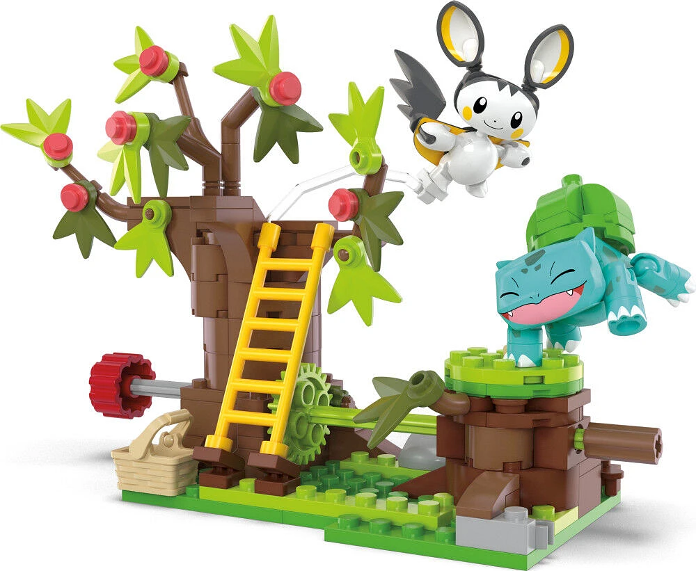 MEGA Pokémon Emolga and Bulbasaur's Charming Woods