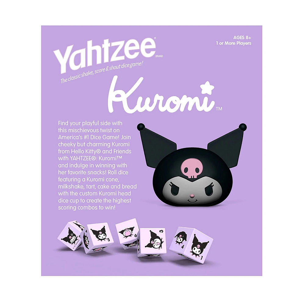 USAopoly YAHTZEE: Kuromi - Édition anglaise