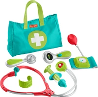 Fisher-Price  Trousse de médecin, 7éléments, jeu préscolaire