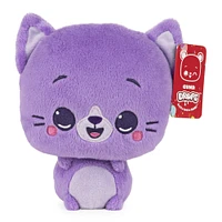 GUND Drops, Peggy Purrs, Animal en peluche tout doux et expressif premium, violet, 15,2 cm