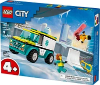 LEGO City Emergency Ambulance and Snowboarder 60403