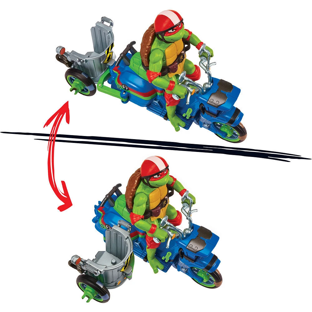 Teenage Mutant Ninja Turtles: Mutant Mayhem Battle Cycle with Exclusive Raphael Figure