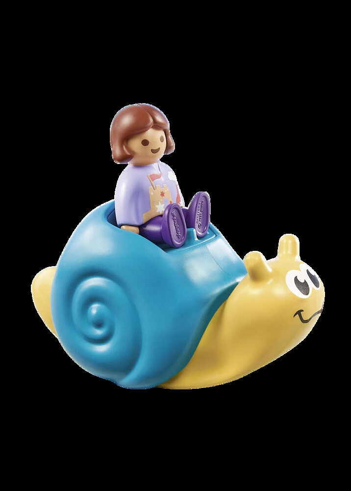 Playmobil - Enfant avec escargot à bascule 1.2.3