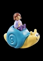 Playmobil - Enfant avec escargot à bascule 1.2.3
