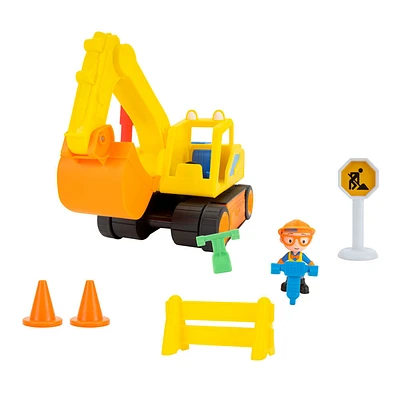 Blippi - Véhicule vedette de 25,4 cm - Excavatrice