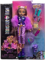 Monster High Poupée, animal et accessoires Clawdeen Wolf, Croissant