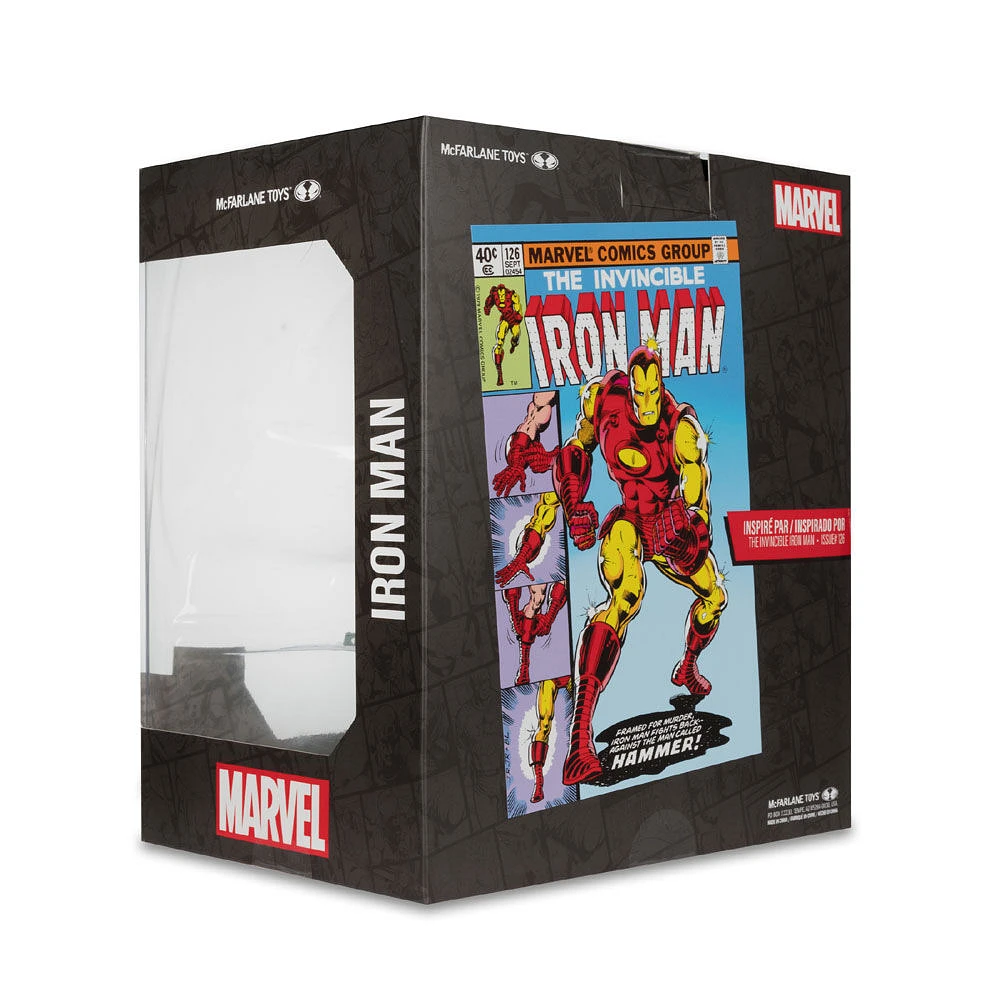 Marvel Iron Man 1:10ème Figure Posée avec Scène - (L'Invincible Iron Man #126)