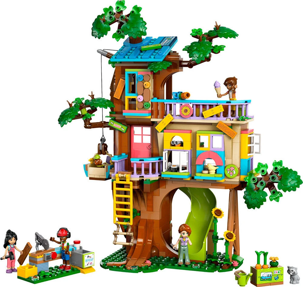 LEGO Friends Friendship Tree House Hangout - Building Toy Playset for Kids with 4 Minidolls - 42652