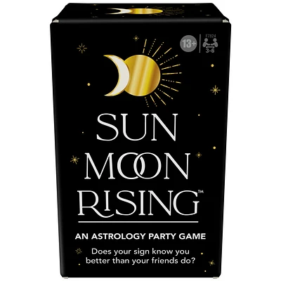 Jeu Sun Moon Rising, jeu de cartes de groupe avec thème d'astrologie pour adultes, 3 à 6 joueurs