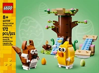 LEGO Spring Animal Playground Pretend Play Set - with Squirrel and Bird Figure for Boys and Girls - 40709