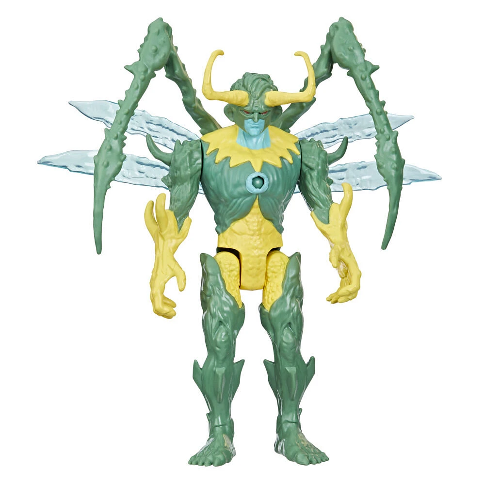 Marvel Avengers Mech Strike Monster Hunters, figurine deluxe Loki de 15 cm avec ailes mobiles
