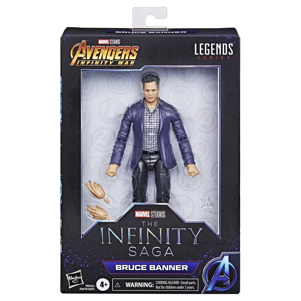 Hasbro Marvel Legends Series Bruce Banner, Avengers: Infinity War 6 Inch Marvel Legends Action Figures